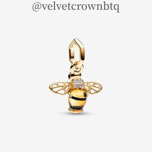Pandora Sparkling Bee Dangle Charm